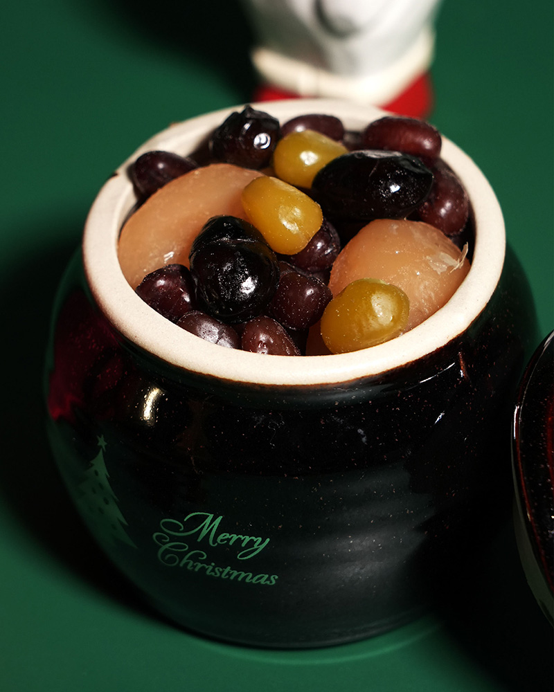 クリスマス豆壺