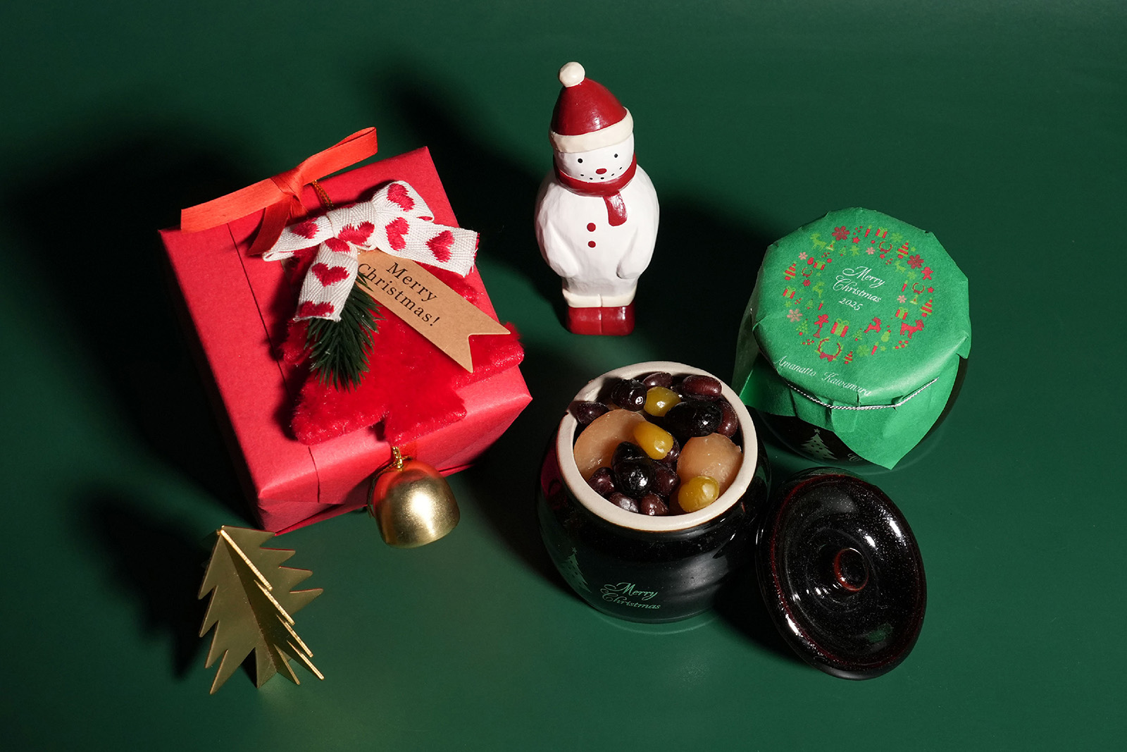 【 クリスマス限定 】の<br />
プレミアム豆壺を販売します！！